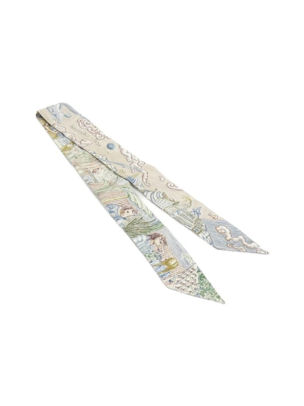 Hermes City of Light Twilly Scarf